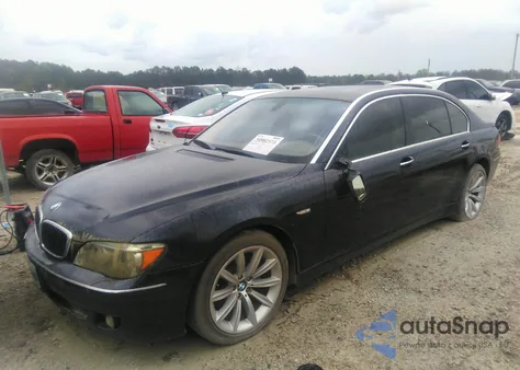 2008 BMW 750Li z USA, uszkodzony, nr VIN WBAHN83508DT87743